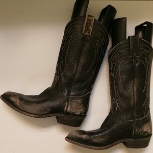 frye billy pull on black